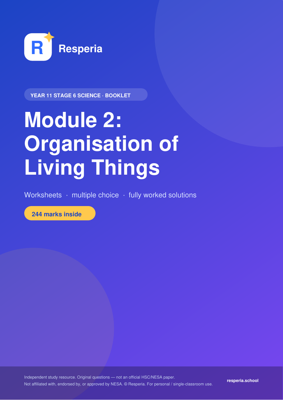 Organisation of Living Things cover