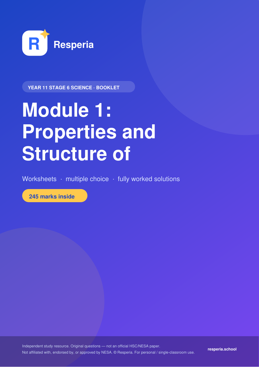 Properties & Structure of Matter cover