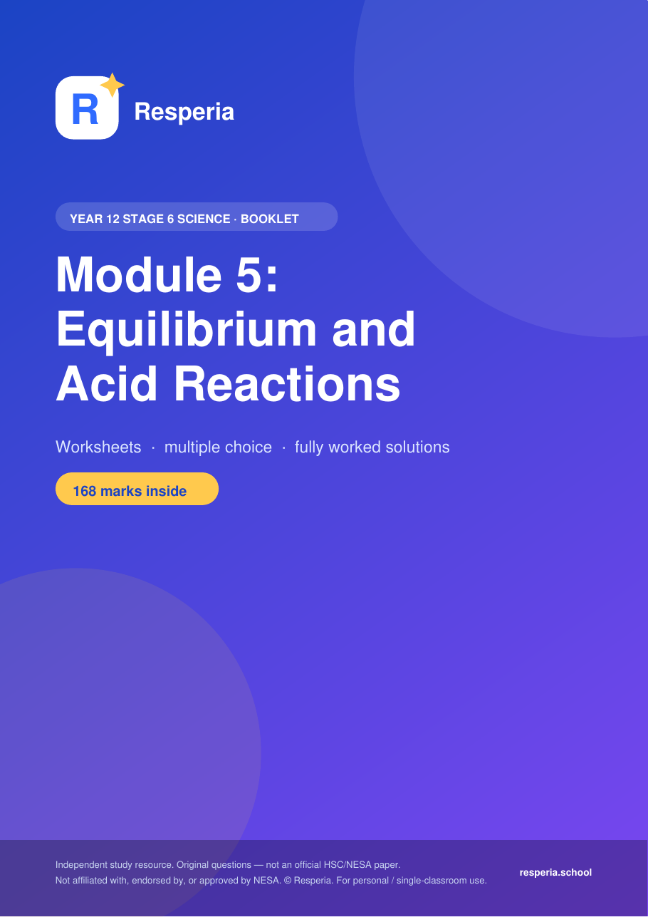 Equilibrium & Acid Reactions cover