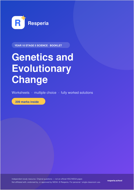 Genetics & Evolutionary Change cover
