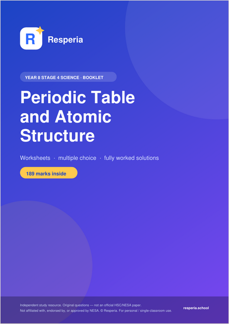 Periodic Table & Atomic Structure cover